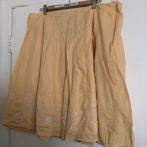 *SOLD*  Talbots Printed A-line Skirt